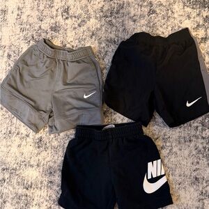 Nike Kids' Shorts Trio - Black and Gray